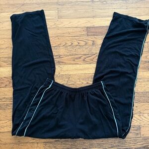 Women's Black and Green Joggers-tracksuits